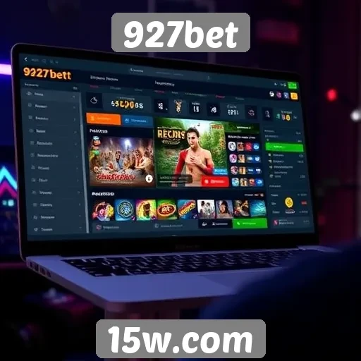 Avaliação da interface do usuário do site 927bet